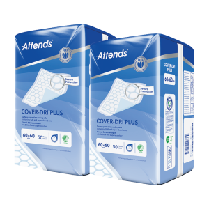 Attends Cover-Dri Plus 60 x 60 cm x2