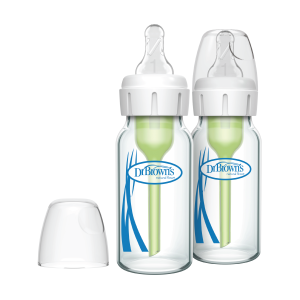 Dr Brown Option+ Glassflaske Standard, 2 x 120 ml
