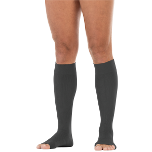 JOBST For Men Knestrømpe Uten Tå Klasse2, Medium, sort, 1 par