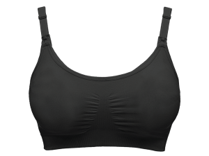 Medela 3-i-1 amme- og pumpe-BH, Large, svart, 1 stk.