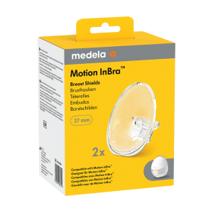 Medela Motion InBra Brysttrakt, 27 mm, 2 stk.