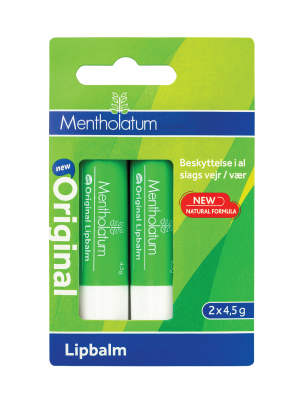 Mentholatum Lip Balm, 2 x 4,5 g