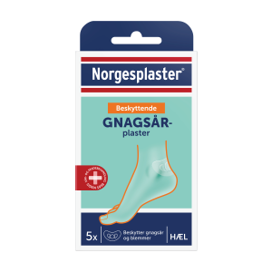 Norgesplaster Beskyttende Gnagsårplaster Hæl, 5 stk.