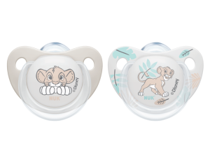 NUK Trendline Silikon Smokk S2 Lion King, 6-18 mnd, 1 stk.