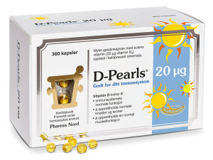 Pharma Nord D-Pearls Kapsler 20 µg, 360 stk.