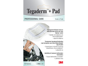 Tegaderm Vanntett kompress 5 x 7 cm, 5 stk.
