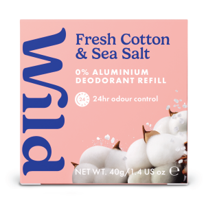 Wild Deo Cotton & Sea Salt Refill, 40 g