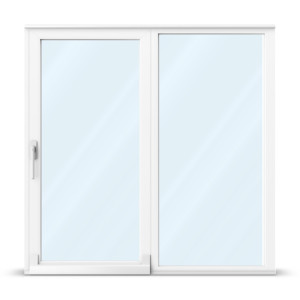 aluplast Baie vitrée 3m prix, baie soulevante-coulissante, pvc, IDEAL 4000, blanc, 2 vantaux, 3000 x 2010 mm, configuration personnalisée