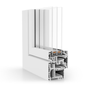 fenetre24.com aluplast energeto® neo, fenêtres pvc, blanc, 1 vantail vitrage fixe, 510 x 510 mm