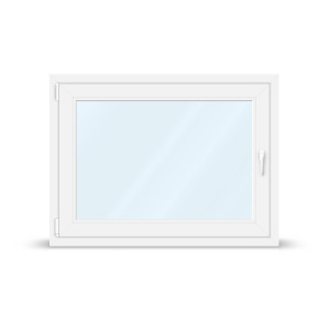 Fenêtre de cuisine, PVC, aluplast IDEAL 4000, 1 vantail oscillo-battant DIN gauche, blanc, 1200 x 900 mm, configurer individuellement