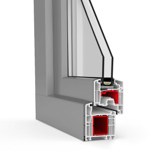 aluplast Fenêtre PVC-Alu, IDEAL Twinset® 4000, blanc RAL 9016, vitrage fixe, 510 x 510 mm, configuration personnalisé