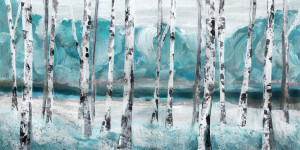 Wunschbild Fensterfolie - Aqua Birch oder mit Eigenem Foto