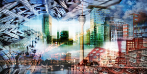 Wunschbild Fensterfolie - Düsseldorf Design oder mit Eigenem Foto