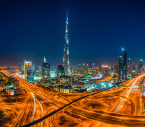 Wunschmotiv auf Fensterfolie - Dubai - Burj Khalifa Panorama oder m...