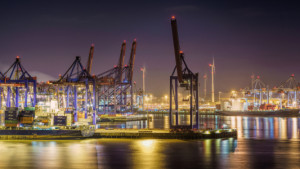Motiv Fensterfolie - Hafen Hamburg Ii oder mit Eigenem Foto