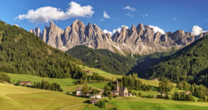 Bilder Fensterfolie - Alpenpanorama - Dolomiten oder mit Eigenem Foto