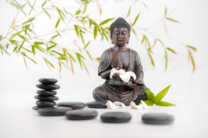 Bild Fensterfolie - Buddha Entspannung oder mit Eigenem Foto