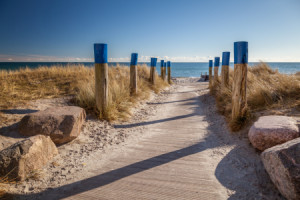 Wunschbild auf Fensterfolie - Weg Zum Meer oder mit Eigenem Foto