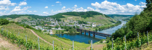 Foto auf Fensterfolie - Mosel Bei Bullay -13- oder mit Eigenem Foto