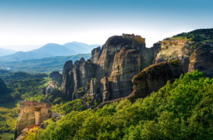 Foto Fensterfolie - Monasteries Of Meteora oder mit Eigenem Foto