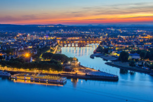 Wunschbild als Fensterfolie - Deutsches Eck Koblenz oder mit Eigene...