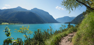 Fensterfolie - Uferweg Am Achensee oder mit Eigenem Foto