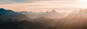 Foto Fensterfolie - Berchtesgadener Alpen Panorama oder mit Eigenem...