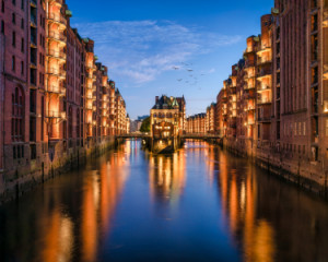Wunschbild Fensterfolie - Speicherstadt Hamburg Unesco-Welterbe ode...