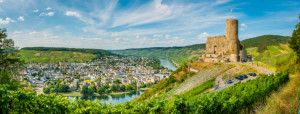 Motiv auf Fensterfolie - Burg Landshut-Bernkastel-Kues -1- oder mit...
