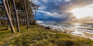 Motiv als Fensterfolie - Sturm Am Darßer Weststrand oder mit Eigene...