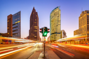 Foto Fensterfolie - Potsadmer Platz - Berlin oder mit Eigenem Foto