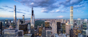 Fotos Fensterfolie - New York Skyline Mit Central Park oder mit Eig...