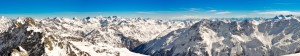 Motiv als Fensterfolie - Alpen oder mit Eigenem Foto