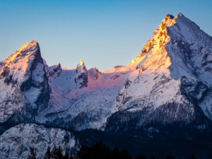 Fensterfolie - Watzmann Im Sonnenaufgang oder mit Eigenem Foto