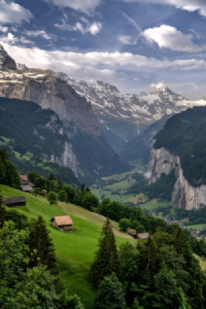 Bild Fensterfolie - Lautebrunnental Im Berner Oberland oder mit Eig...