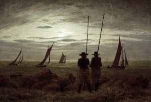 Wunschbild als Fensterfolie - C D Friedrich Mondnacht Am Strand ode...