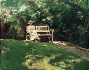 Bilder Fensterfolie - Max Liebermann Die Gartenbank oder mit Eigene...
