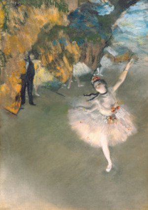 Motiv auf Fensterfolie - Thestarordanceronthestagec1876-77 oder mit...