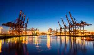 Bild Fensterfolie - Hamburg Hafen oder mit Eigenem Foto