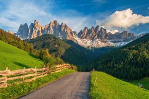 Wunschmotiv als Fensterfolie - Geislerspitzen Südtirol oder mit Eig...