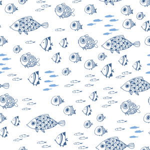 Wunschbild als Glas-Schneidebrett - Mittelmeer Fische oder mit Eige...