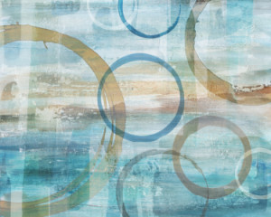Bild auf Glas-Schneidebrett - Color Sections Ii oder mit Eigenem Foto