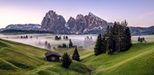 Wunschbild Glas-Schneidebrett - Seiser Alm Südtirol oder mit Eigene...