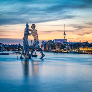 Motiv als Glas-Schneidebrett - Molecule Men In Berlin oder mit Eige...