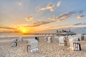 Fotos Glas-Schneidebrett - Seebrücke Ahlbeck Auf Usedom oder mit Ei...