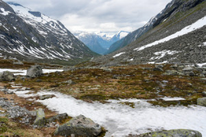 Wunschbild als Glas-Schneidebrett - Fjelllandschaft oder mit Eigene...
