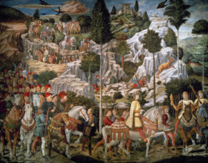 Wunschmotiv auf Glas-Schneidebrett - Gozzoli Procession Of The Magi...