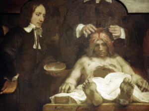 Fotos Glas-Schneidebrett - Rembrandt Anatomie Des Dr J Deijman oder...