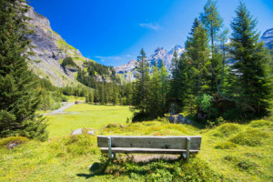 Wunschbild Glas-Schneidebrett - Ausblick In Die Bergwelt Bei Kander...