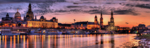 Wunschmotiv Glas-Schneidebrett - Dresden Skyline oder mit Eigenem Foto